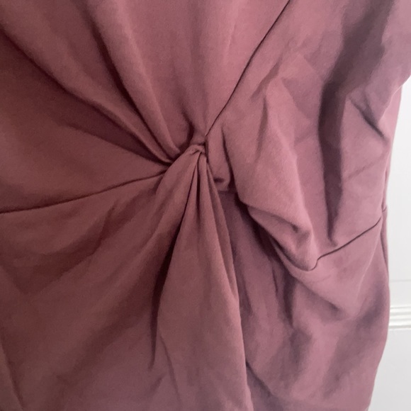 Large Purple Blouse with Knot by Express - Picture 6 of 8